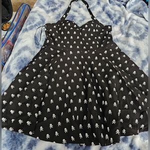 SOLD -- EUC Killstar Bad 2 The Bone Sun Dress 3X